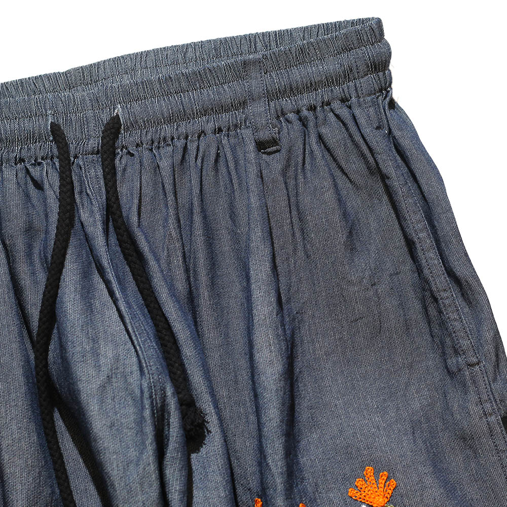 jawandi / Cactus-embroidered Santai Pants