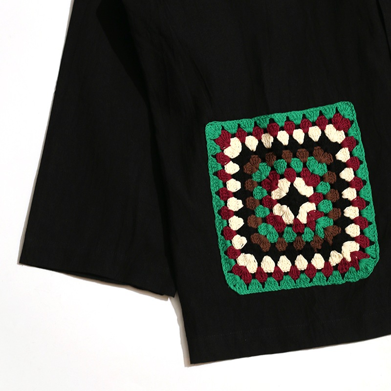 jawandi / KNIT COMBI COVERALL JACKET