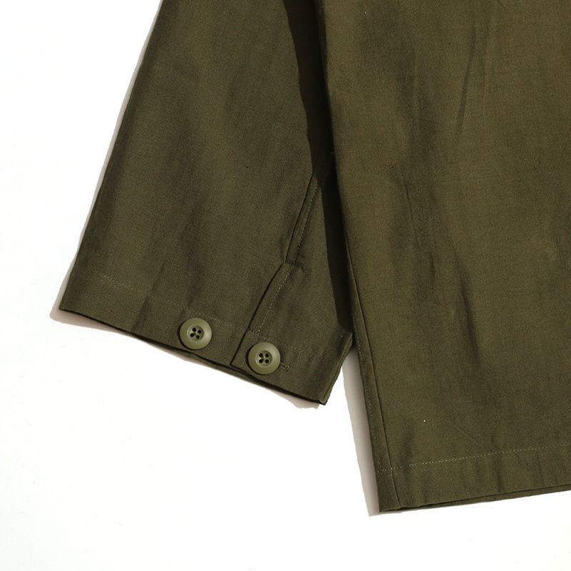 jawandi / KNIT COMBI COVERALL JACKET