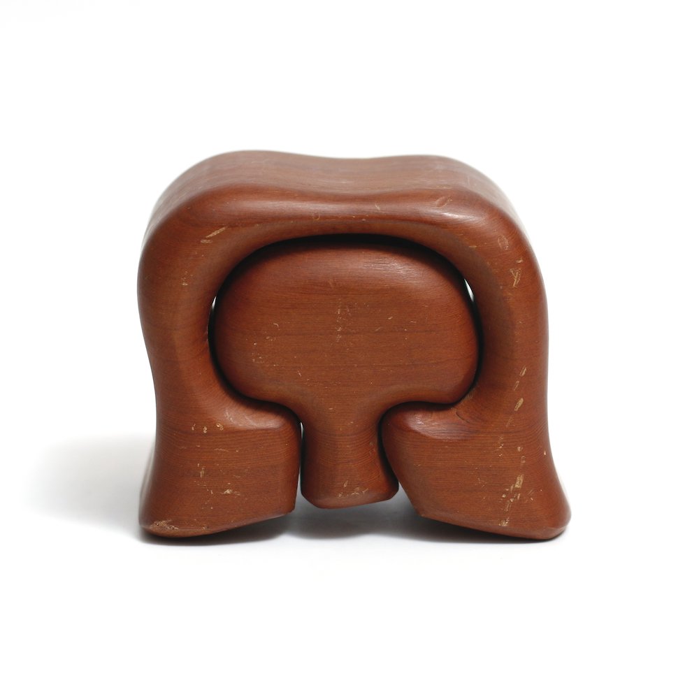 BIN ART /  Wooden Box With Drawer 