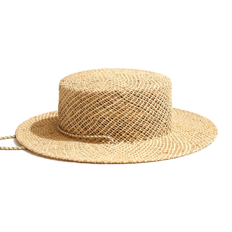 Sublime  / Resort Boater Hat / RAFFIA×PAPER        