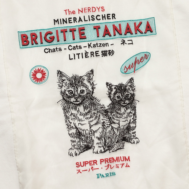 The NERDYS / Brigitte Tanaka×The NERDYS CATS Crew Sweat