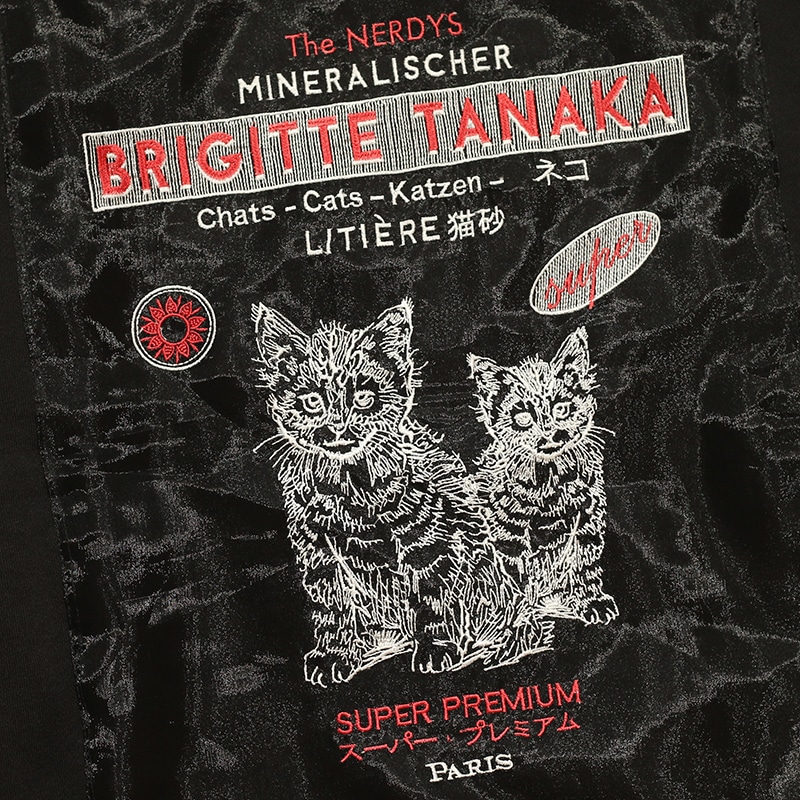 The NERDYS / Brigitte Tanaka×The NERDYS CATS Crew Sweat