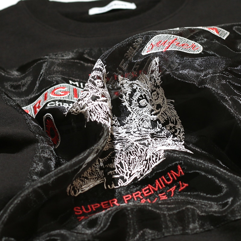 The NERDYS / Brigitte Tanaka×The NERDYS CATS Crew Sweat