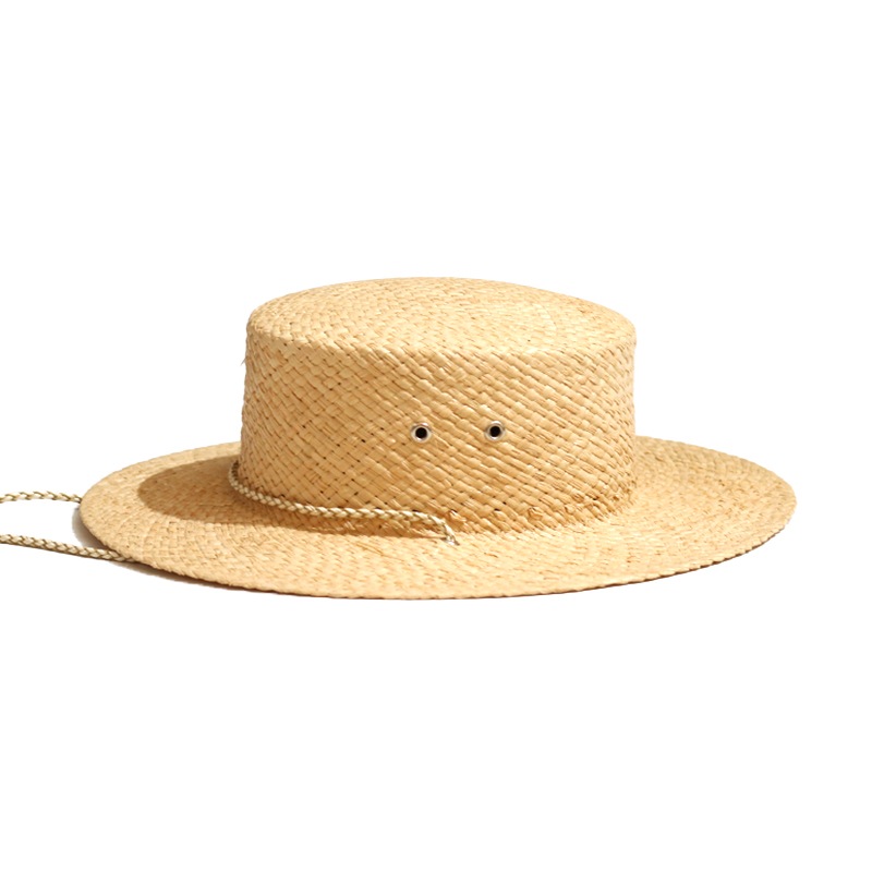 Sublime  / Resort Boater Hat / RAFFIA