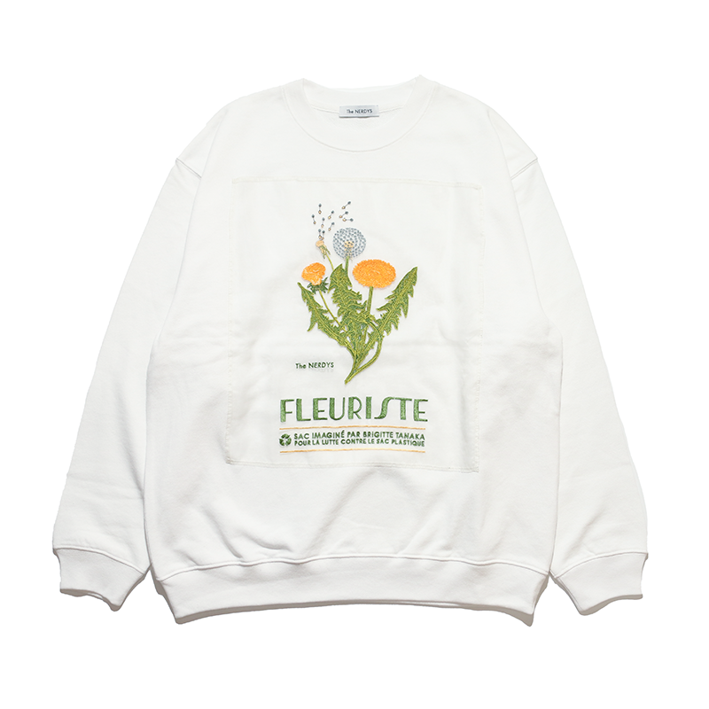 The NERDYS / Brigitte Tanaka×The NERDYS FLEURISTE Crew Sweat
