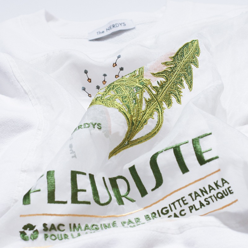 The NERDYS / Brigitte Tanaka×The NERDYS FLEURISTE Crew Sweat