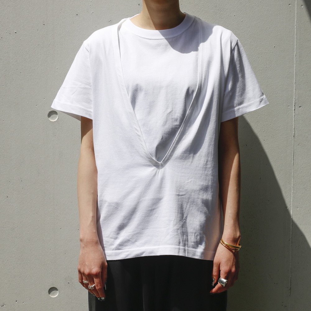 EFILEVOL  / DEEP V Neck T Shirt