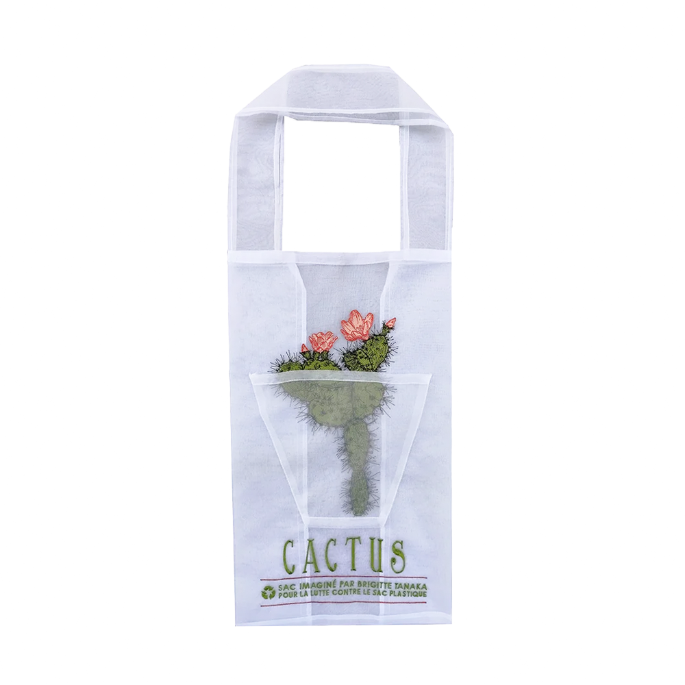 BRIGITTE TANAKA FLEURISTE CACTUS サボテンバッグ Brigitte Tanaka Fleuriste Cactus Organza Bag — ESPLORA