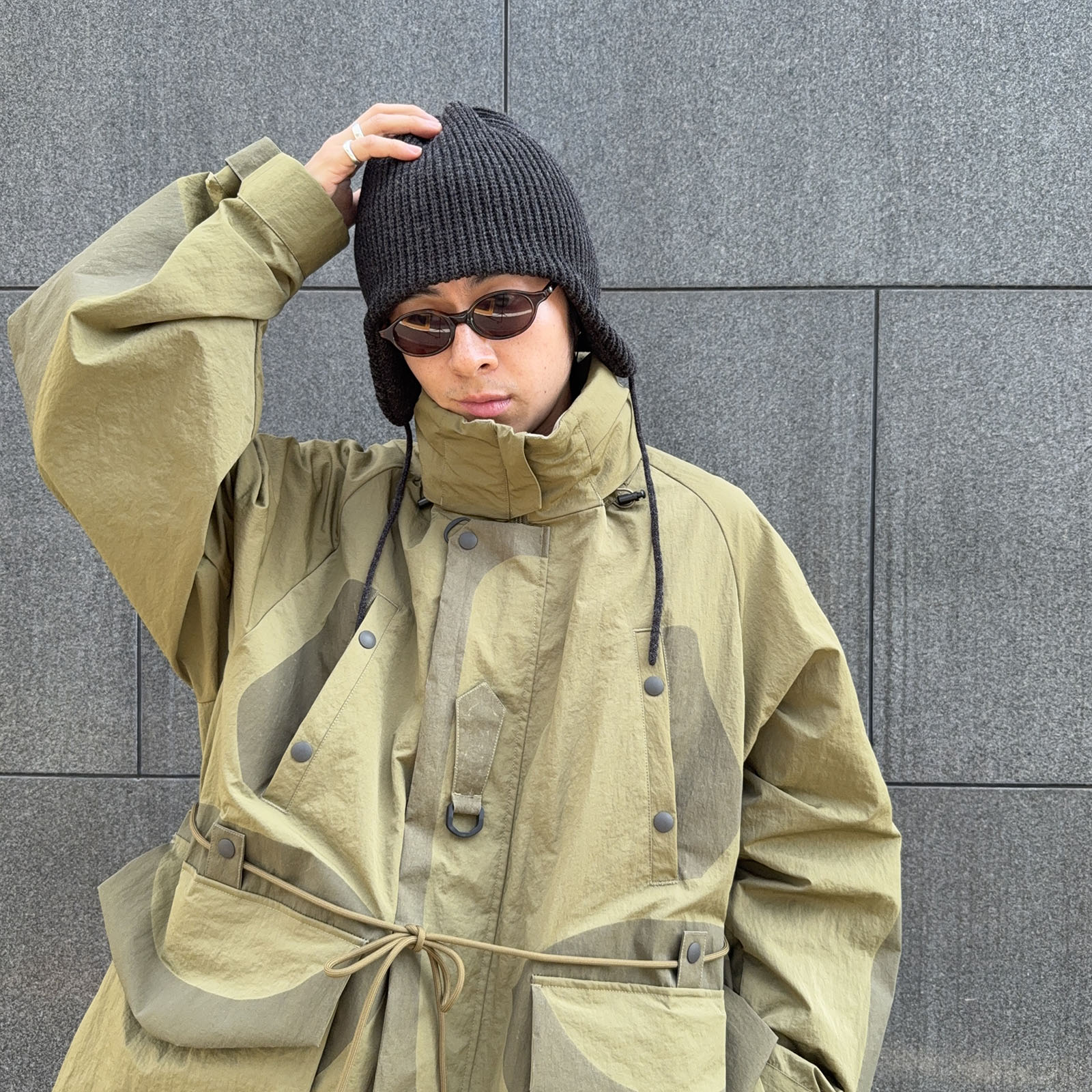 INFIELDER DESIGN / Ear Flaps KNIT CAP