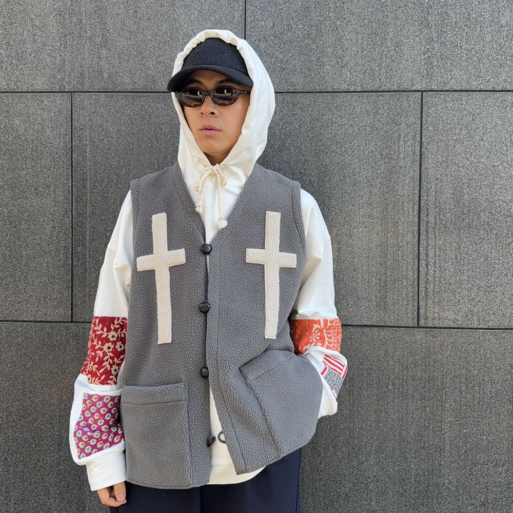 BURLAP OUTFITTER / PILE CROSS VEST