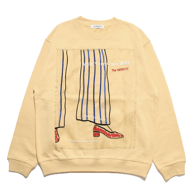 The NERDYS / Brigitte Tanaka×The NERDYS  WALK Crew Sweat