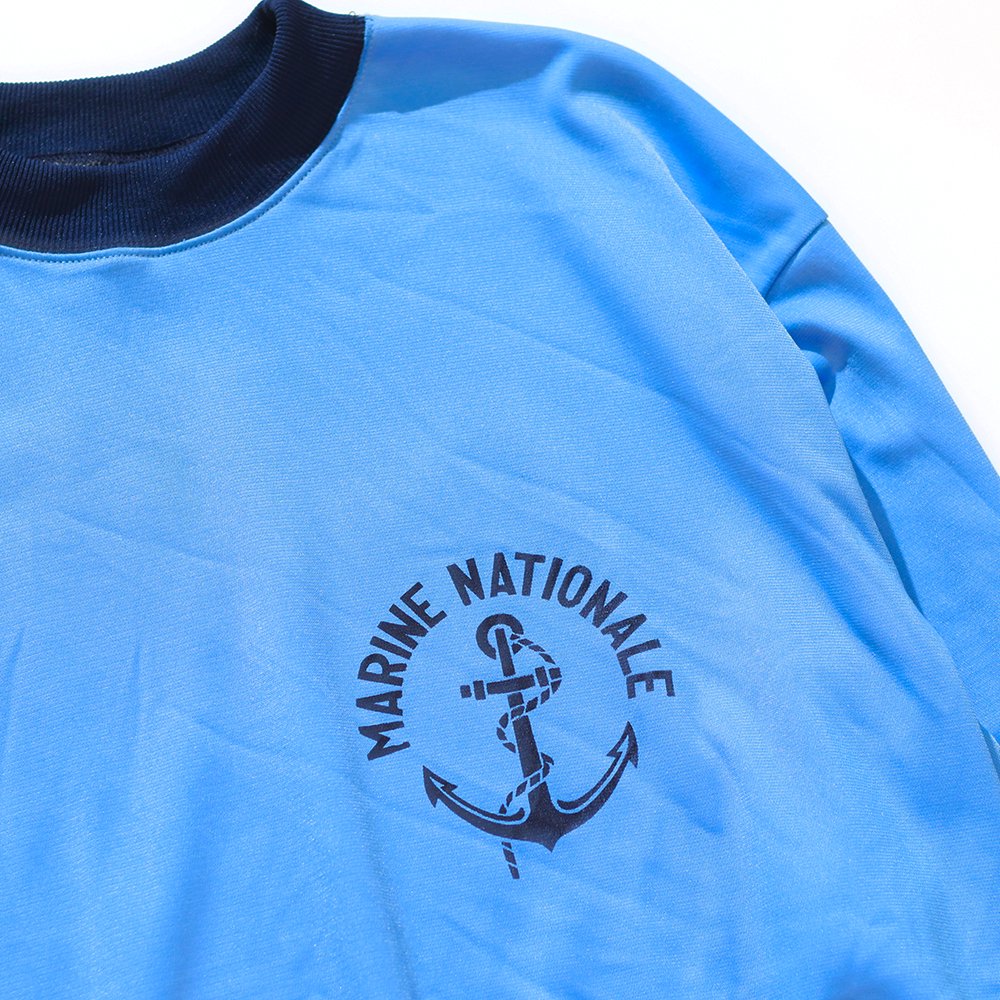 Vintage Clothes / 80s French Navy Jersey Sweat