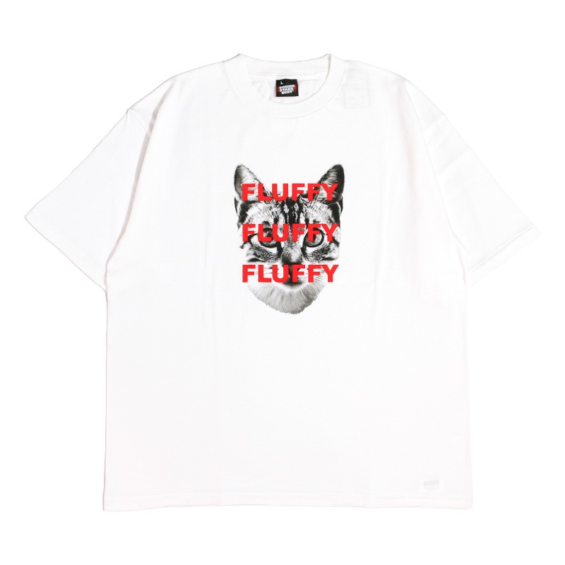 Graphic Tee /  Animal Photo Garment wash T-shirt