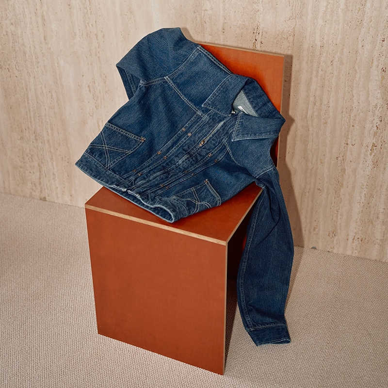AUTHEN / VINTAGE DENIM RIDING JACKET