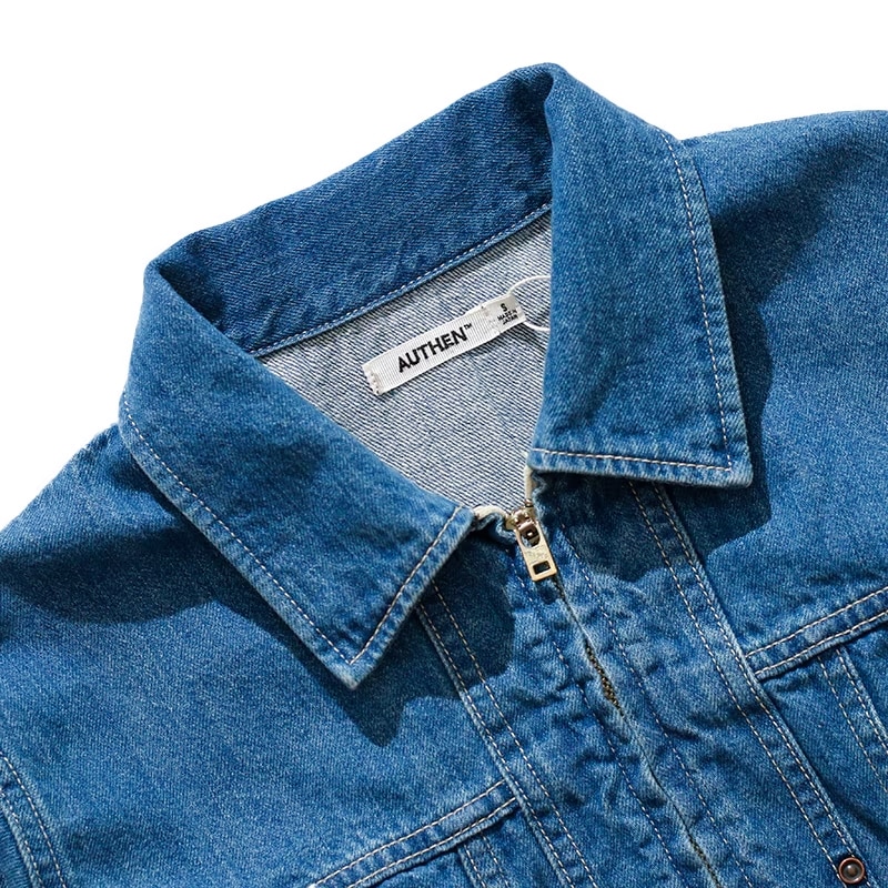 AUTHEN / VINTAGE DENIM RIDING JACKET