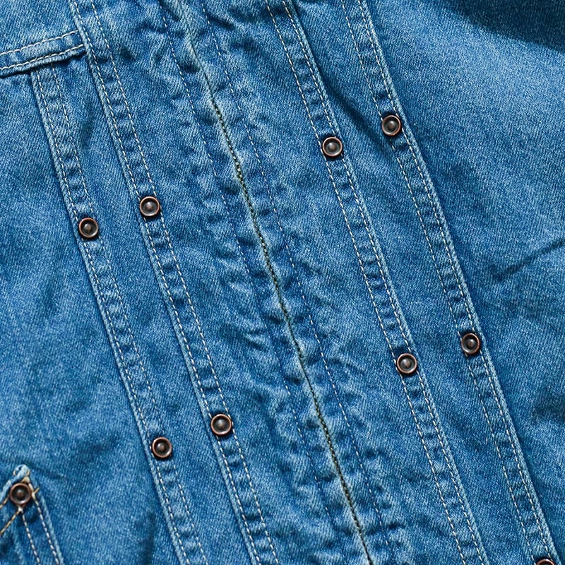 AUTHEN / VINTAGE DENIM RIDING JACKET