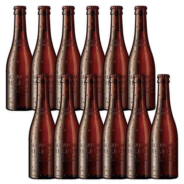 送料無料】AR-60 アルハンブラ・レセルバ・ロハ・ビール(330ml)12本