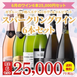 【6セット限定！36％OFF＆送料無料】＞6月におすすめのお得なワインセット＞ワインアドバイザーが選ぶ6本2万5千円セット
