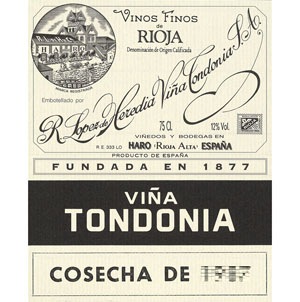 �ȥ�ɥ˥����ƥ���ȡ�����󡦥쥻��� 1947��Tondonia Tinto Gran Reserva 1947