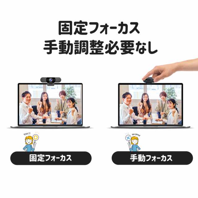 EMEET WEBカメラ C960 1080P 30FPS マイク内蔵 広角 オートフォーカス USBカメラ 小型 軽量 ストリーミング ウェブ会議 ウェブカム スタンド アーム テレワーク ウェブカメラ ZOOM イミート 2年保証