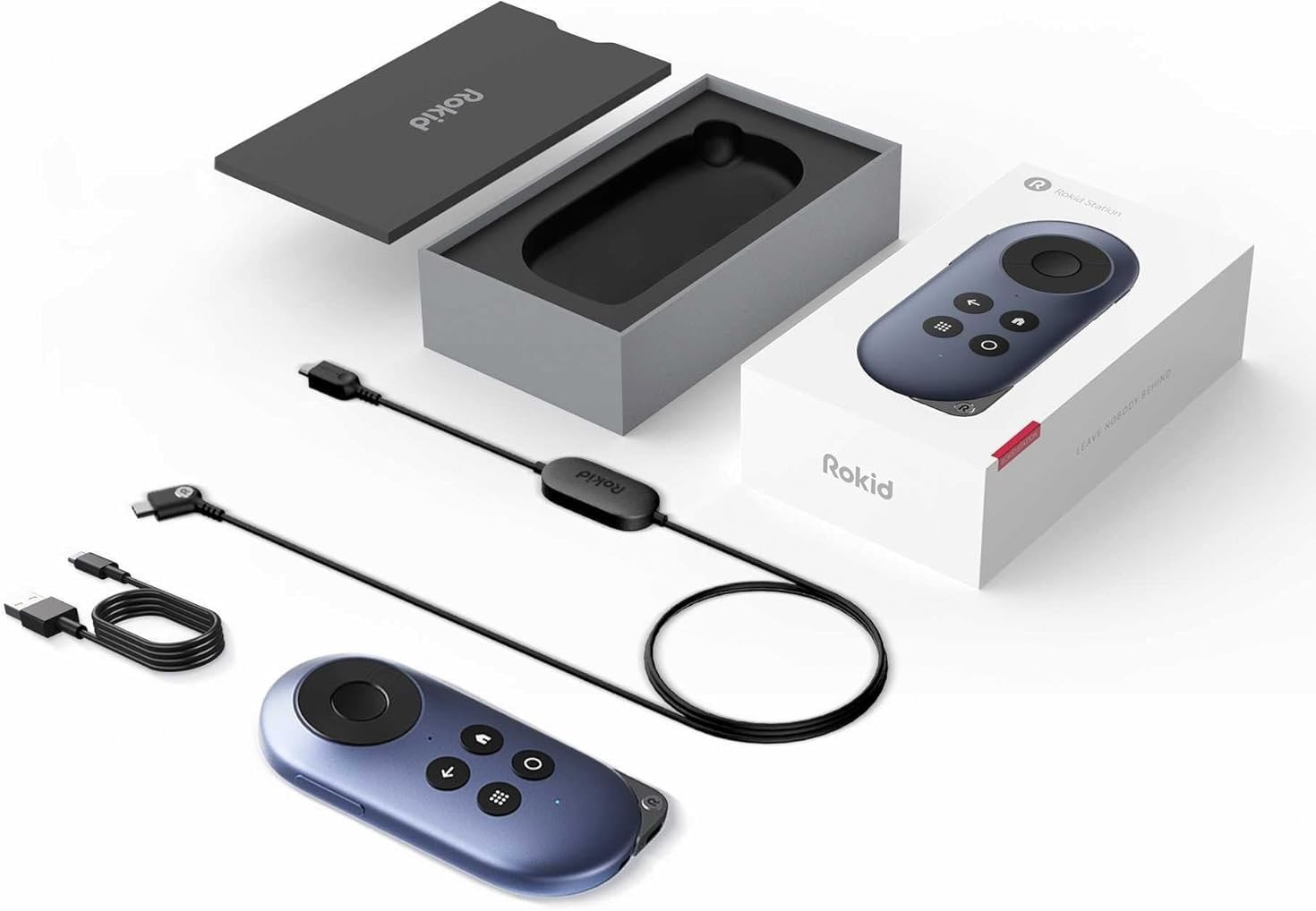 Rokid Station スマートグラス ARグラス 拡張現実 ウェアラブル ヘッドセット ビデオ ディスプレイ用 ブルーライト低減 1080P スクリーン Android iOS PC タブレット ゲーム コンソール視聴