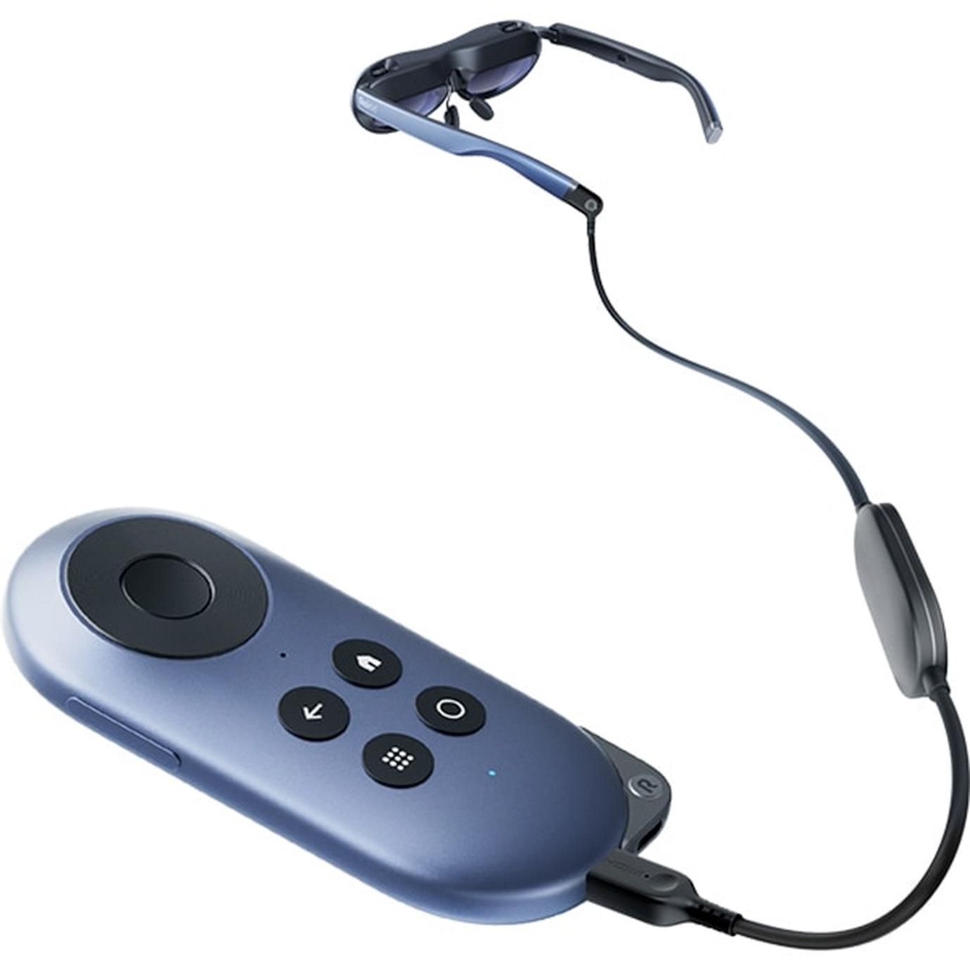 Rokid AR Joy Pack スマートグラス 拡張現実 ウェアラブル ヘッドセット ビデオ ディスプレイ用、近視に優しいポータブル 1080P スクリーン Android/iOS/PC/タブレット/ゲーム コンソールで視聴