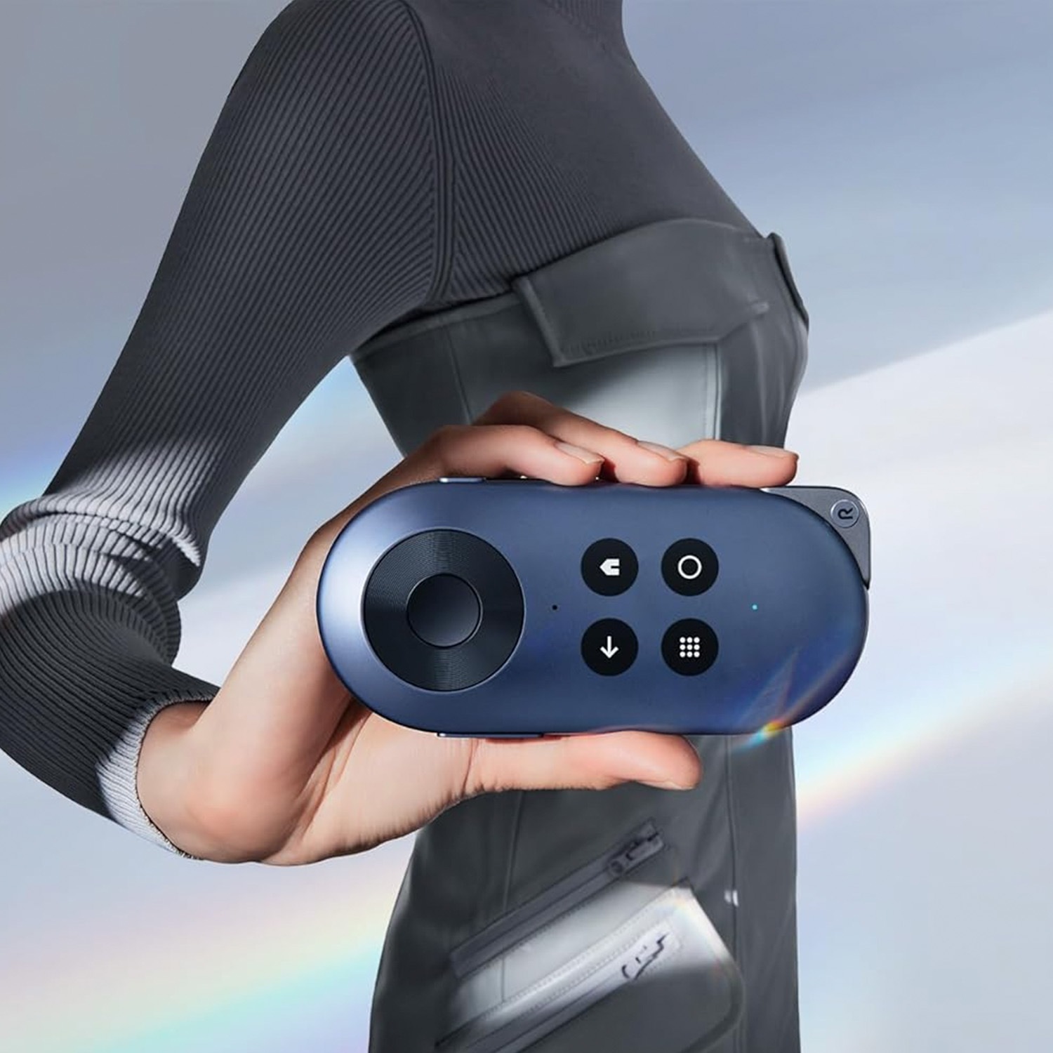 Rokid AR Joy Pack スマートグラス 拡張現実 ウェアラブル ヘッドセット ビデオ ディスプレイ用、近視に優しいポータブル 1080P スクリーン Android/iOS/PC/タブレット/ゲーム コンソールで視聴