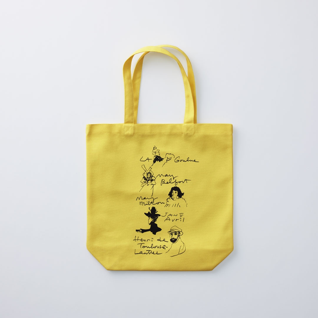 ロートレックトートバック　イラスト女性たち