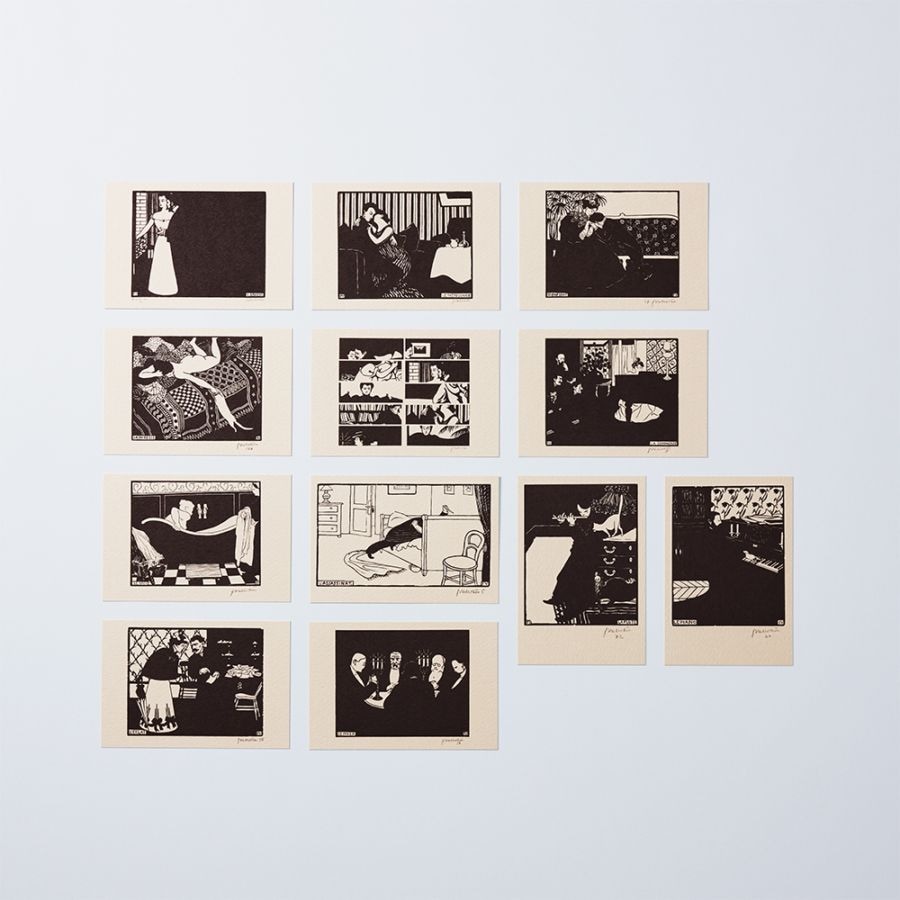 ヴァロットン　ポストカード12種類セット