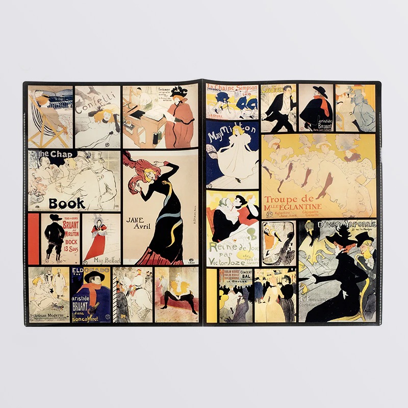 ロートレックダブルA4ファイル