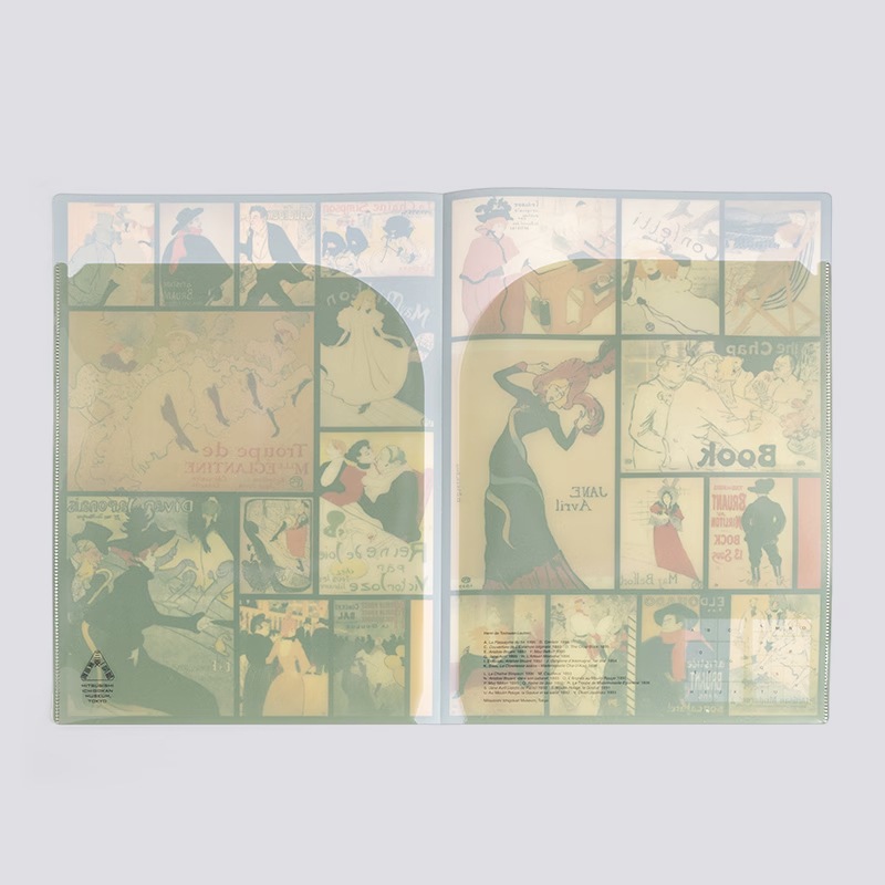 ロートレックダブルA4ファイル