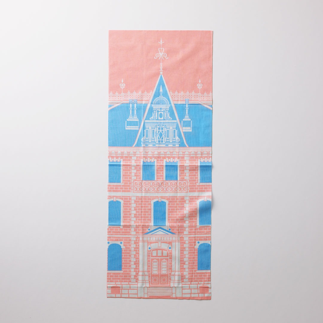 三菱一号館美術館  手ぬぐいピンク