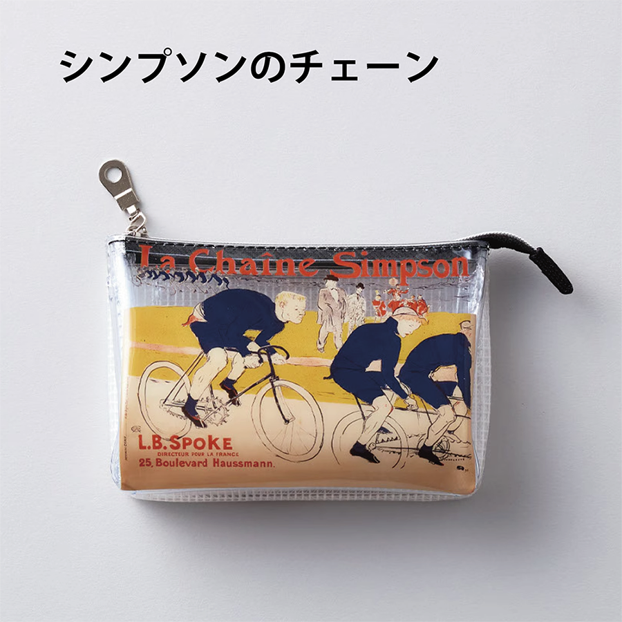 ロートレック 3ポケットビニールポーチ