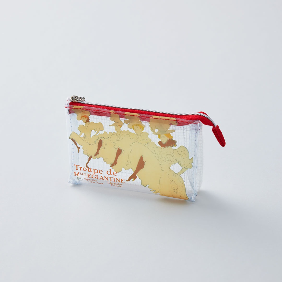 ロートレック 3ポケットビニールポーチ　エグランティーヌ嬢一座