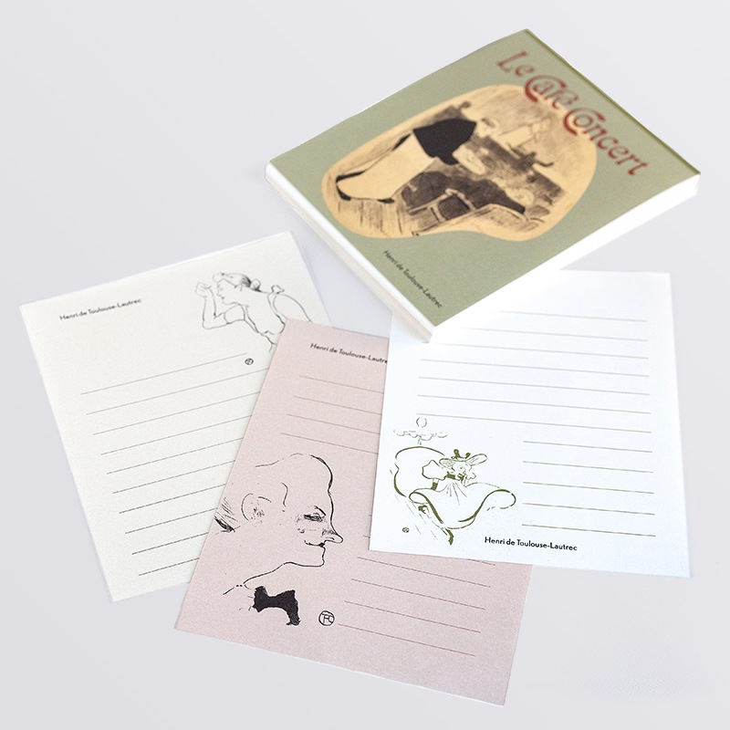 ロートレックメモ帳　カフェ・コンセール