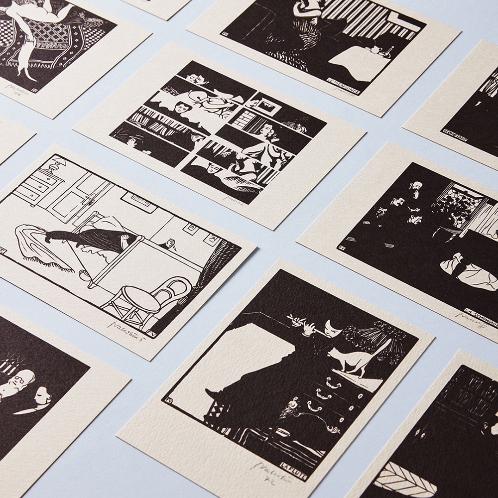 ヴァロットン　ポストカード12種類セット