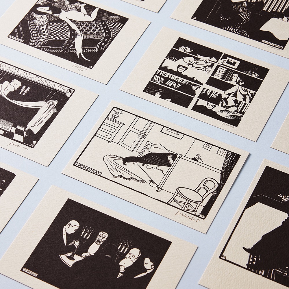 ヴァロットン　ポストカード12種類セット