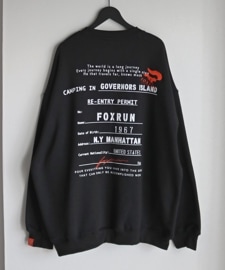 40%OFFۡFOXRUN/եå Back Graphics Fleece Sweatshirt