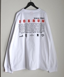 ��50%OFF�ۡ�FOXRUN/�ե��å������� GO OUT�Ǻܥ����ƥ� Hystoric back logo L/S -Tee