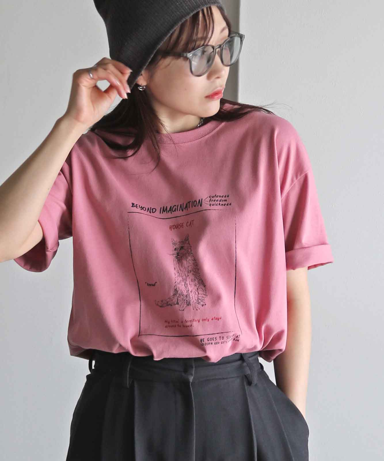 ヴィンテージライクデザインTシャツ A柄 | TOPS | Studio Apartment