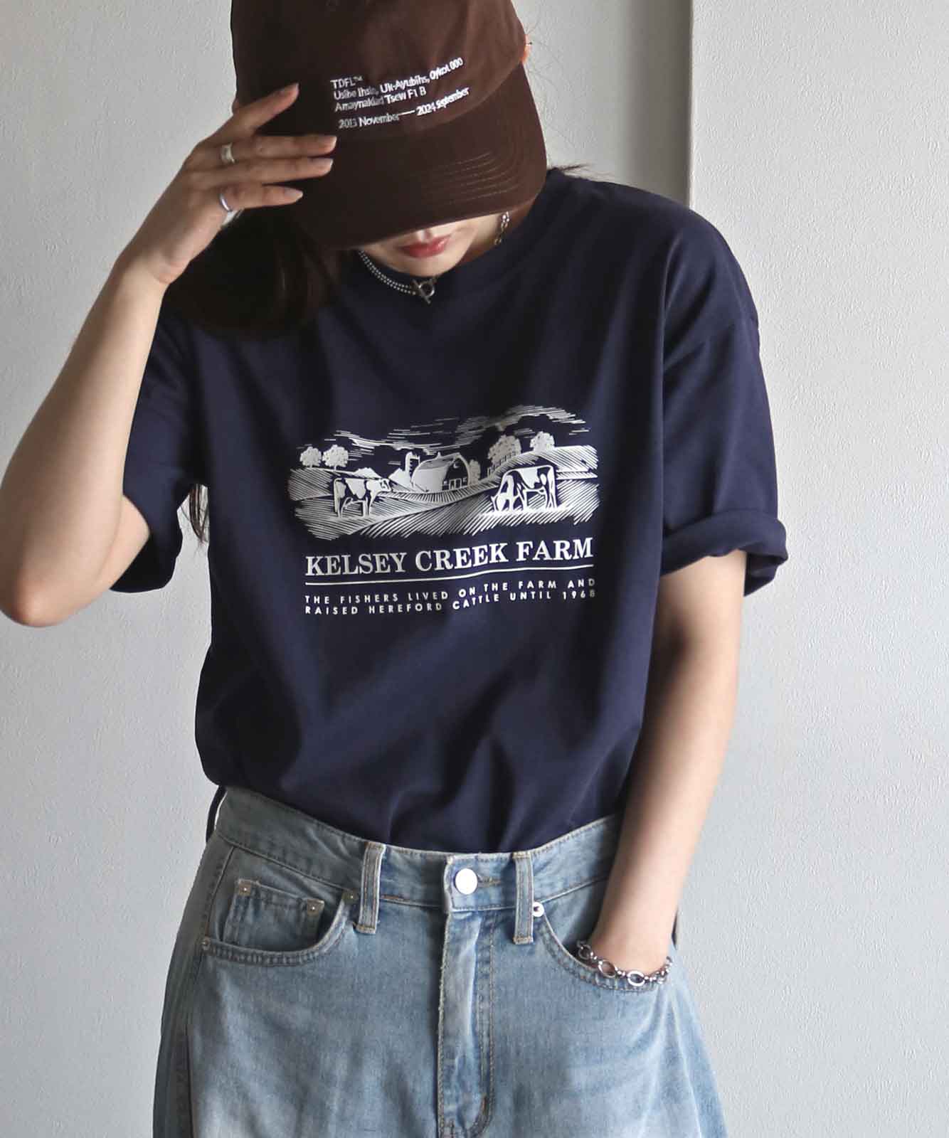 ヴィンテージライクデザインTシャツ C柄 | TOPS | Studio Apartment