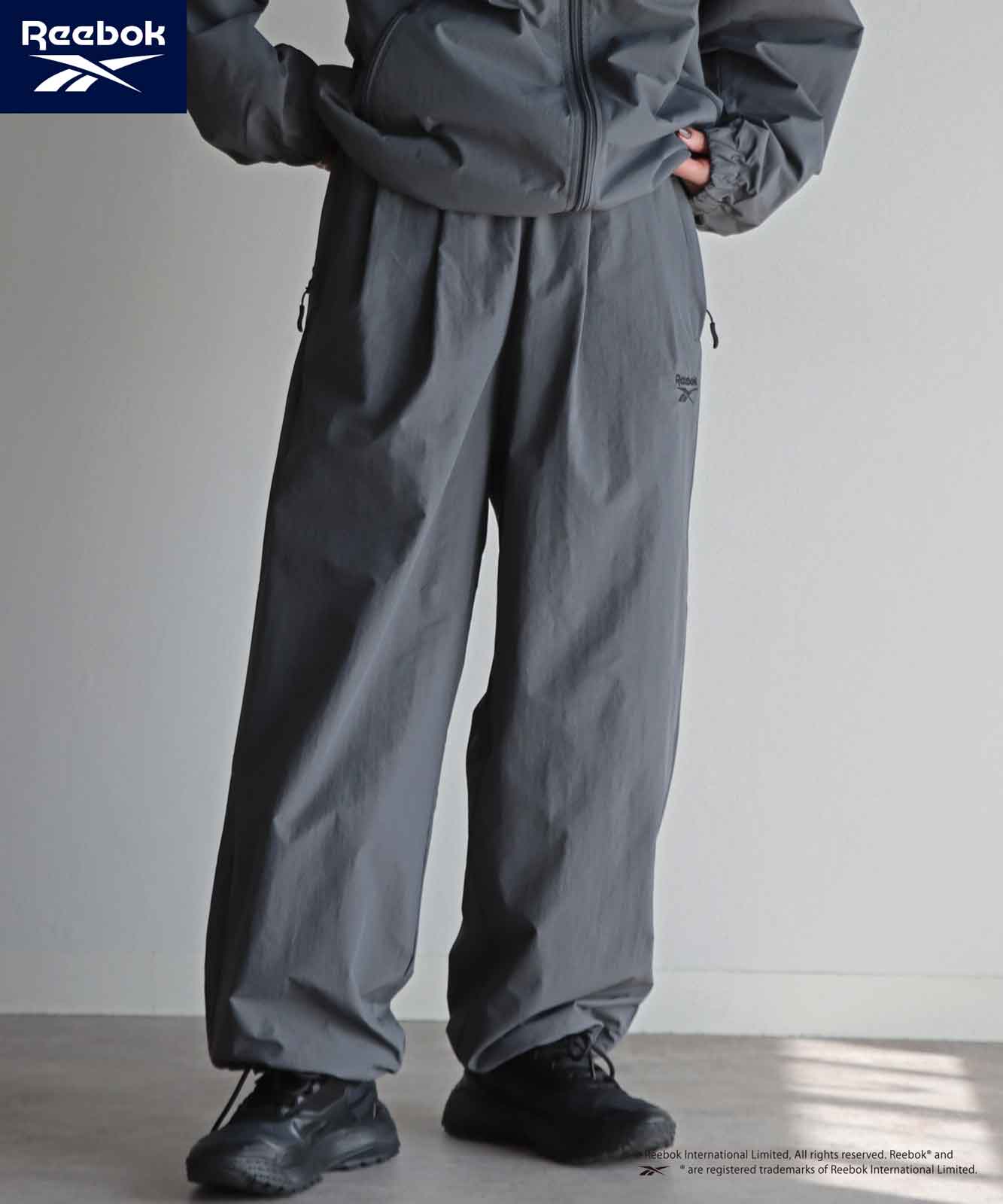 10%OFF】【Reebok/リーボック】 別注 スモールベクター刺繍ナイロン