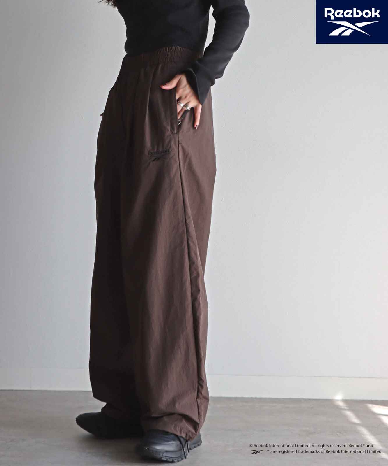 10%OFF】【Reebok/リーボック】 別注 スモールベクター刺繍ナイロン