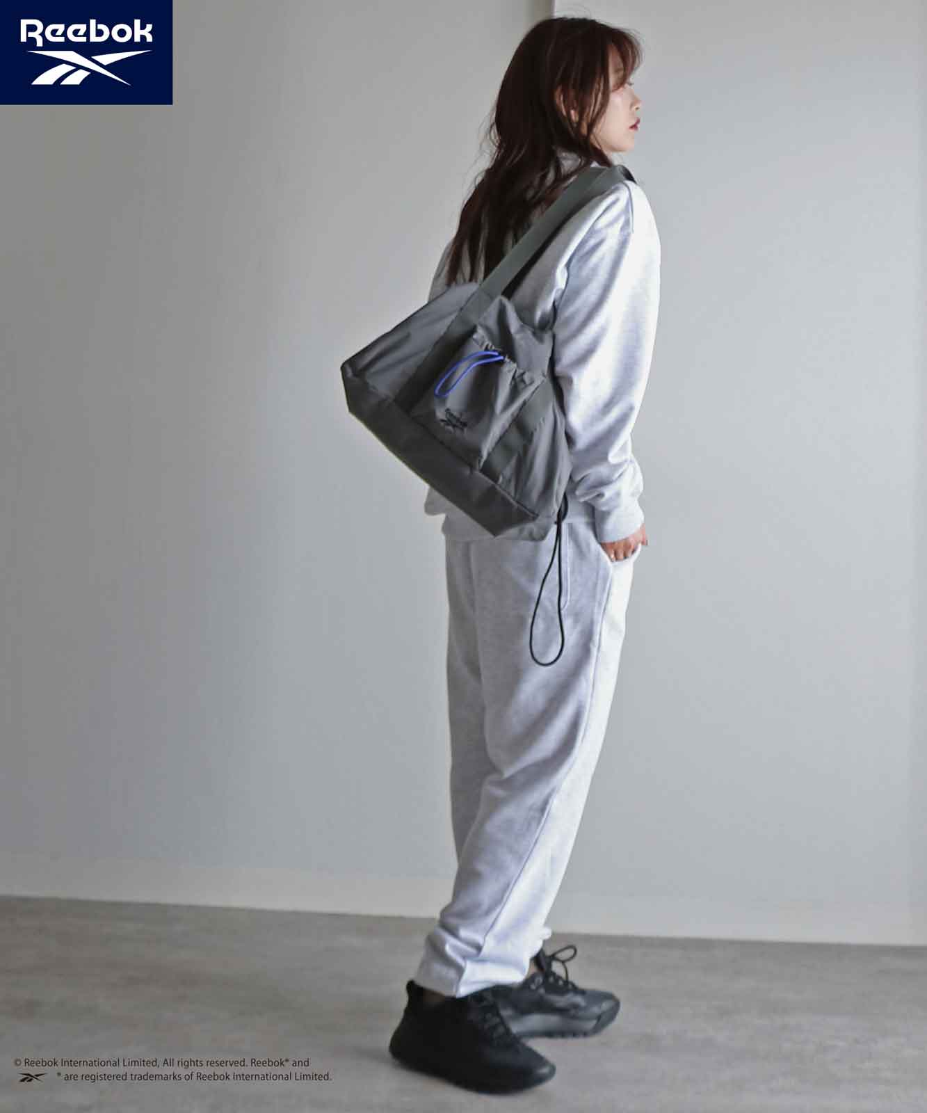 Reebok/リーボック】 ドローストリング2WAYナイロンショルダーBAG