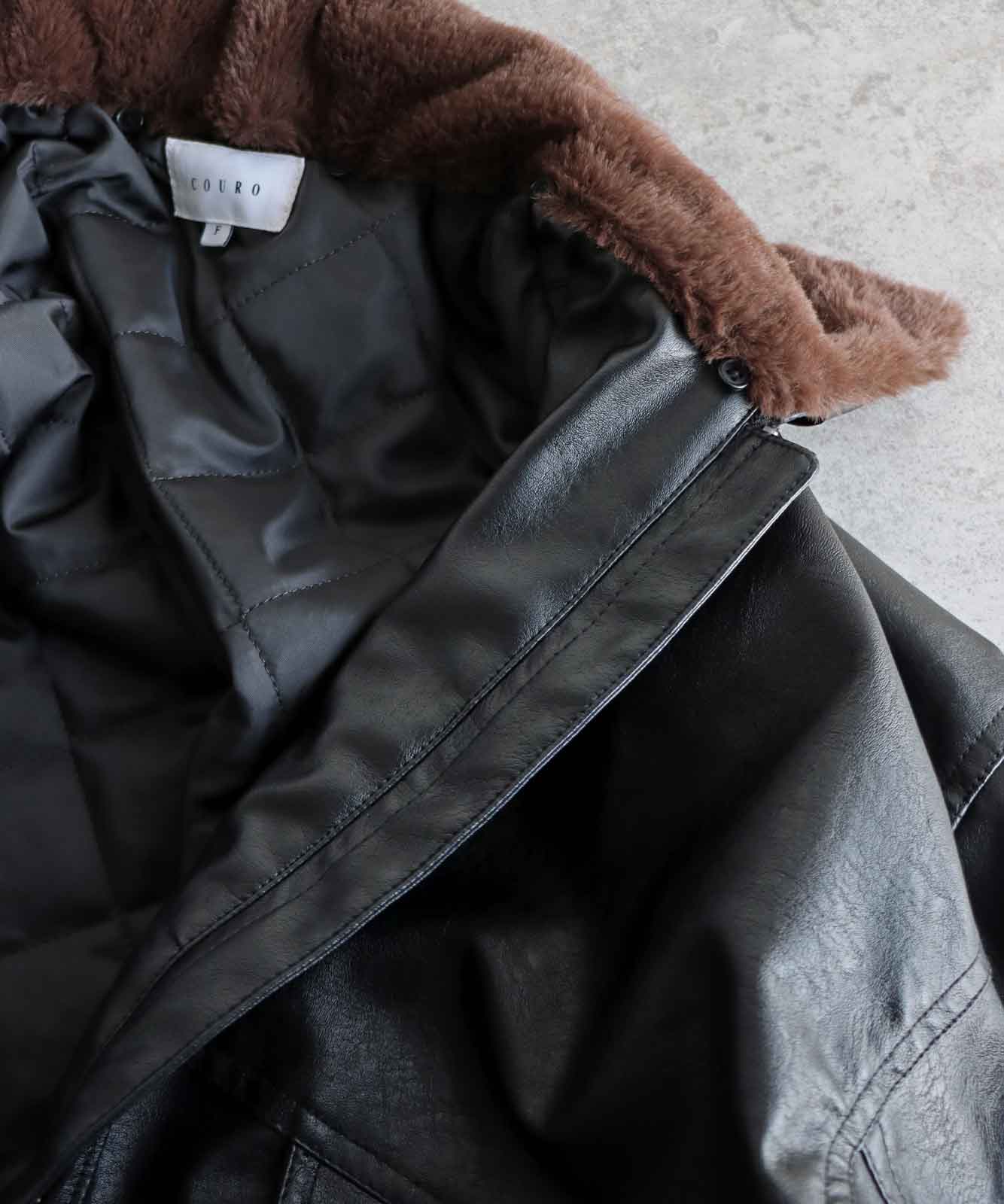 ��50%OFF��COURO �ߥե���æ�����ʥե������쥶���֥륾��