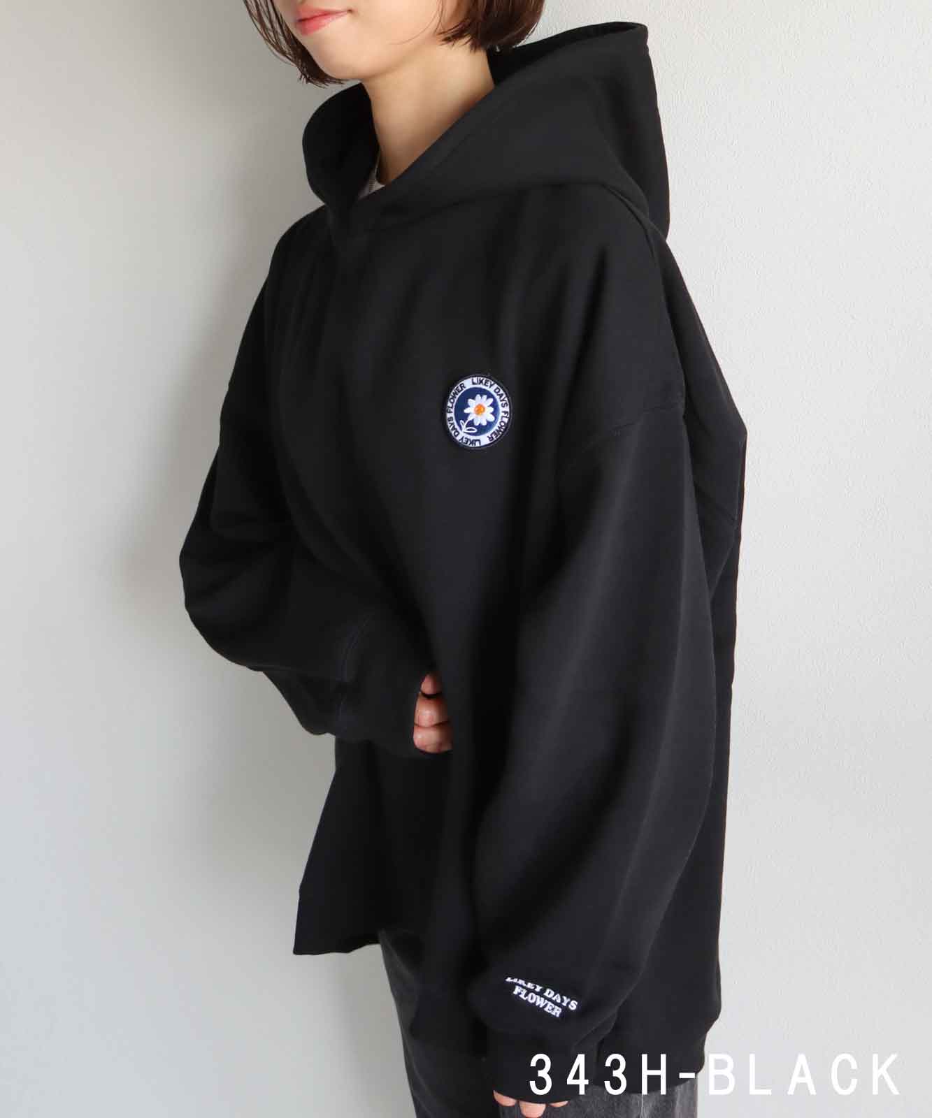 50%OFF】COURO サガラ刺繍ワッペンロゴアソートプルオーバーパーカー 