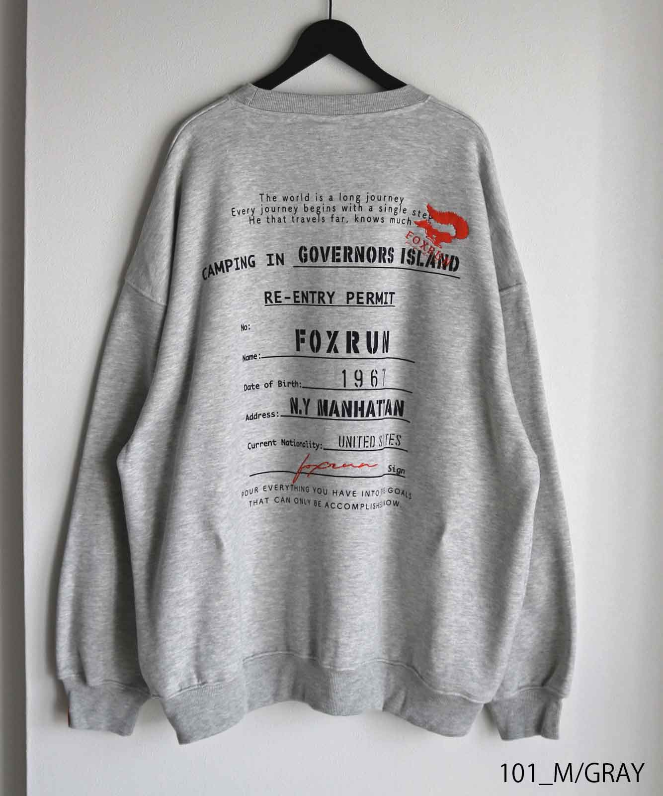 40%OFFۡFOXRUN/եå Back Graphics Fleece Sweatshirt
