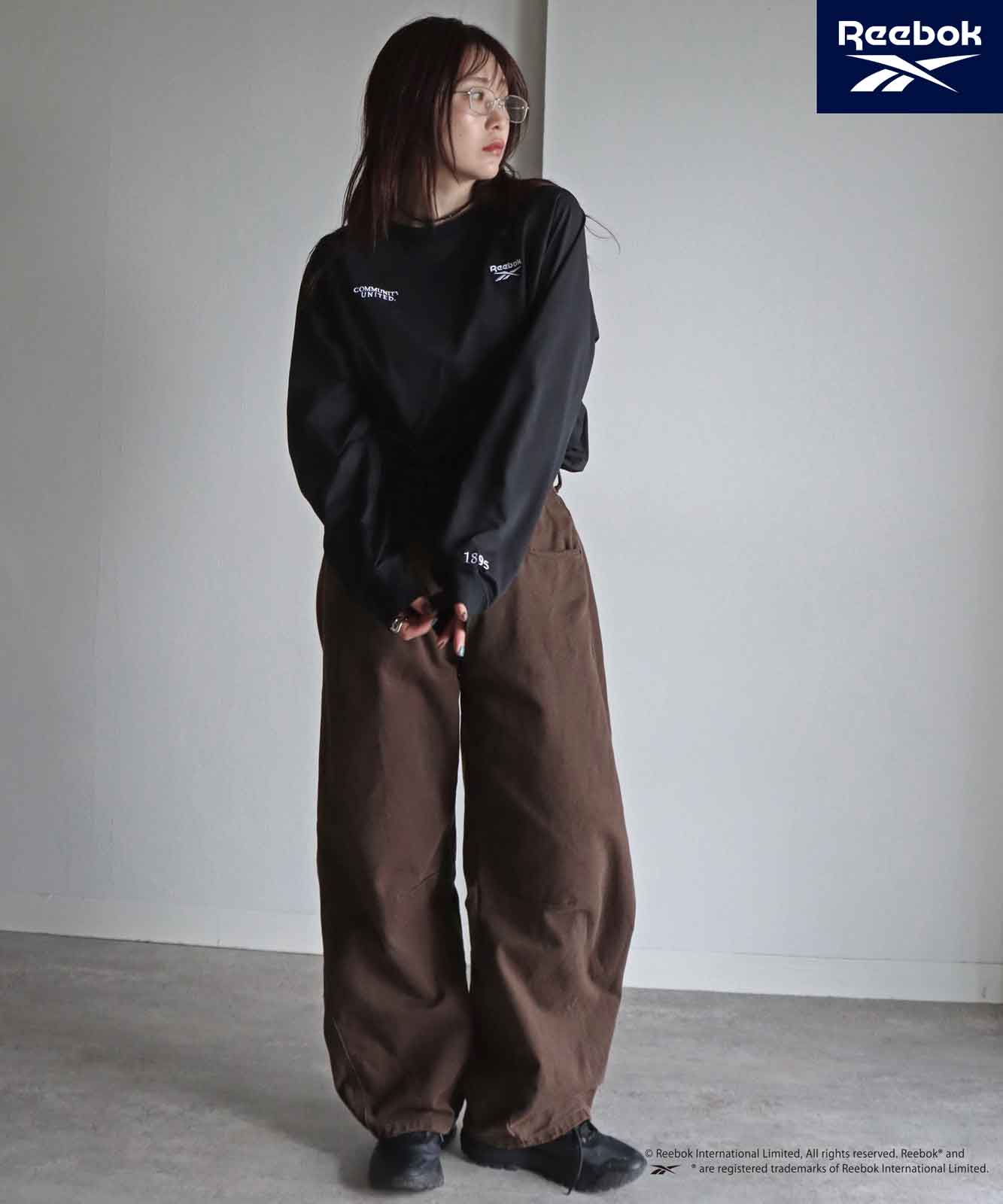 ��Reebok/�꡼�ܥå��� ���� ��ǽ��ŷ��3�ݥ���Ȼɽ��饰������Tee