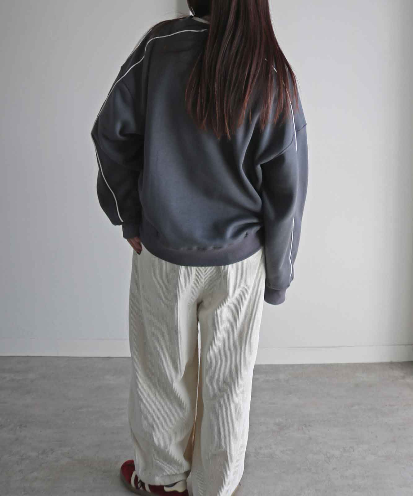 50%OFF】COURO パイピングゲームシャツスウェット | TOPS